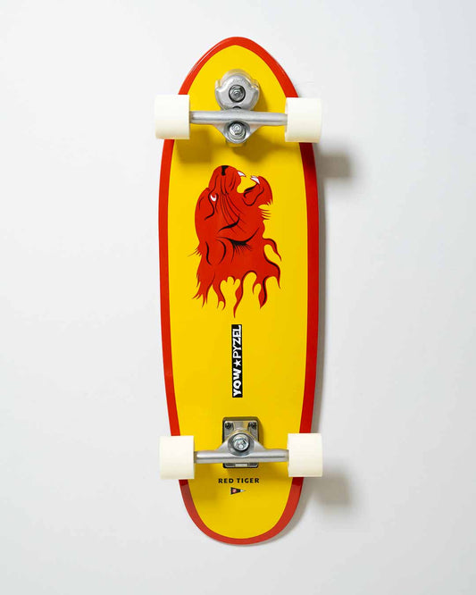 Red Tiger 32.6" Pyzel x Yow Surfskate