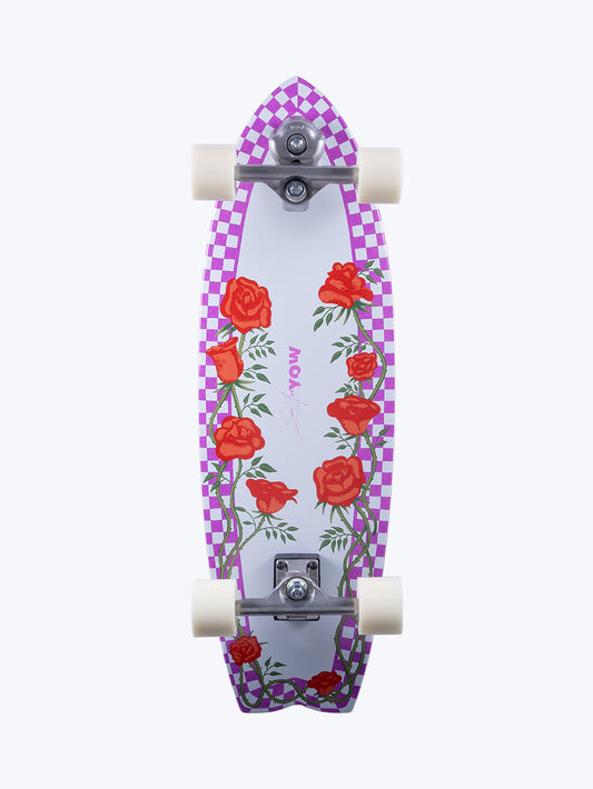 YOW Sophia Medina Roses Fish 32.5" Complete Surfskate