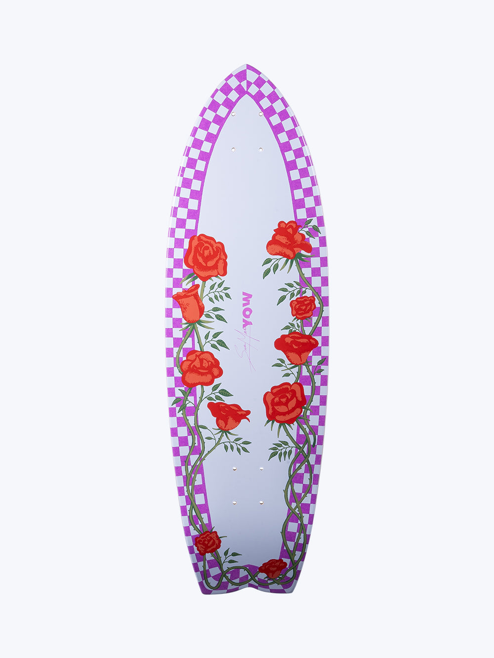 YOW Sophia Medina Roses Fish 32.5" Surfskate Deck