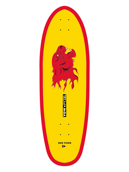 Red Tiger 32.6" Pyzel x Yow Deck