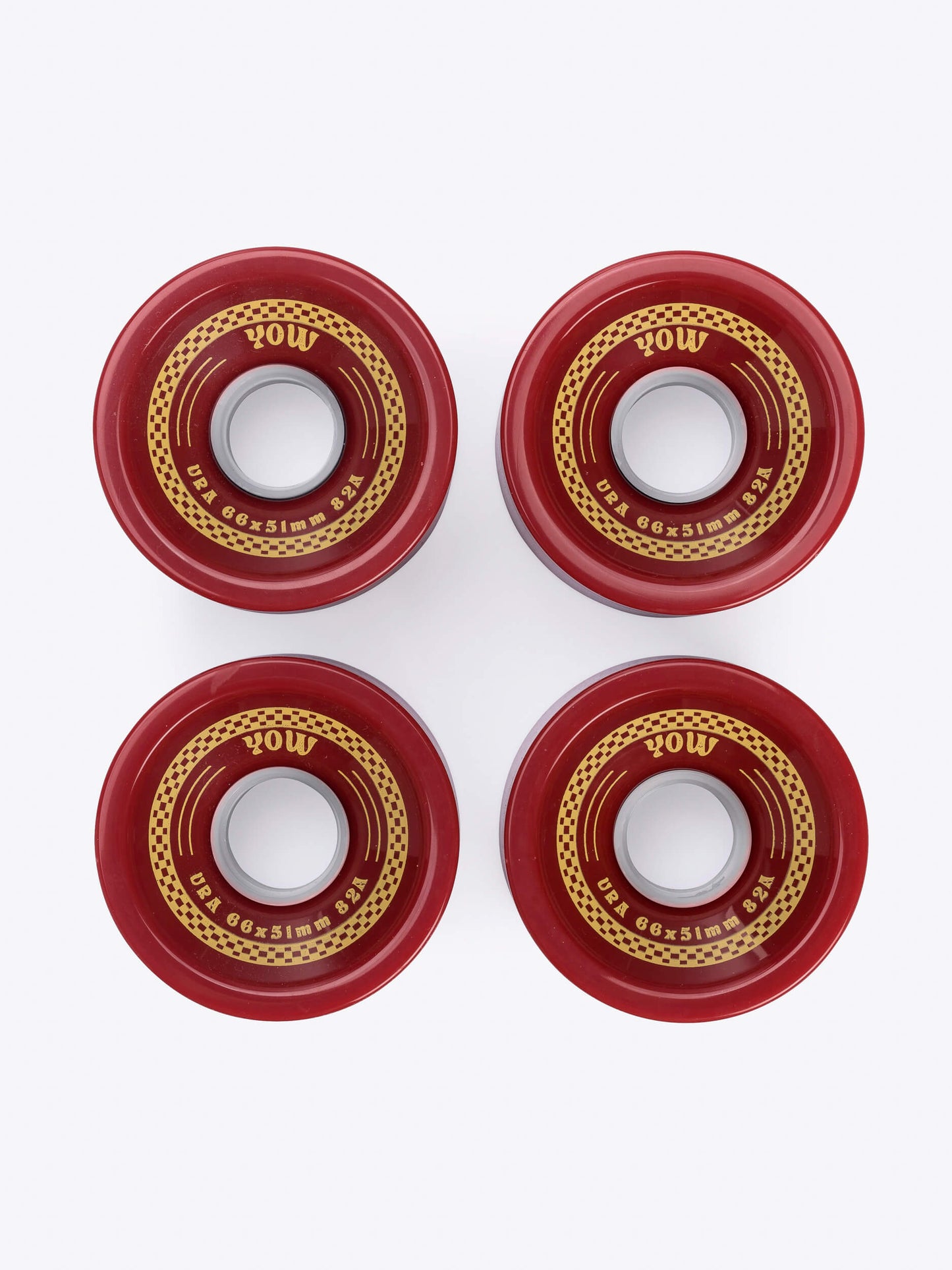 YOW 66x51mm Ketchup 82A Ura Wheels Pack